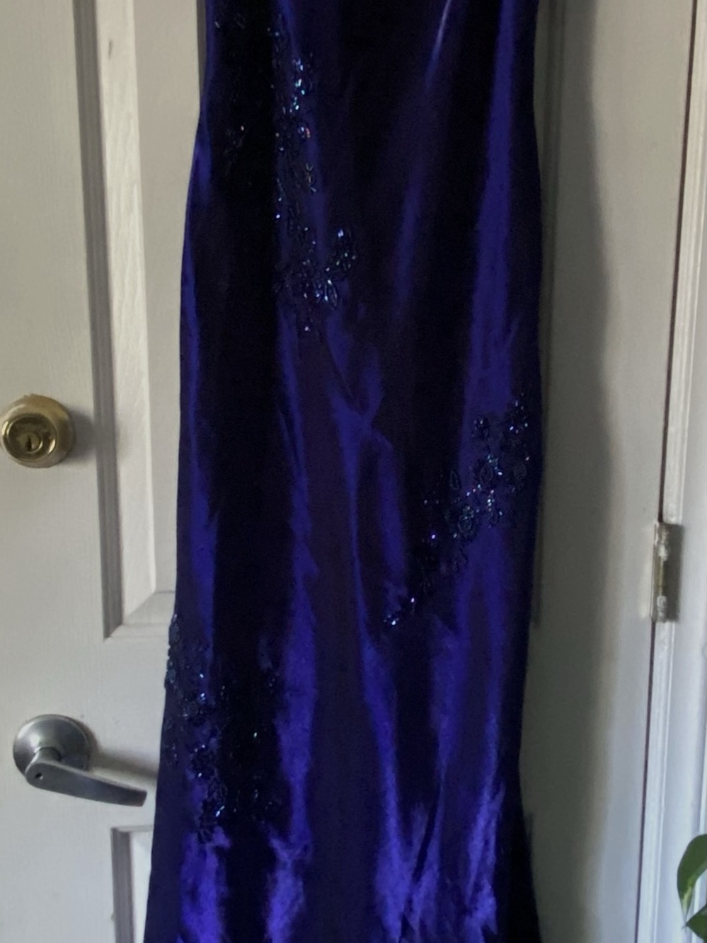 Night Way Collections Women's Maxi Dress Blue Size 6 Like New